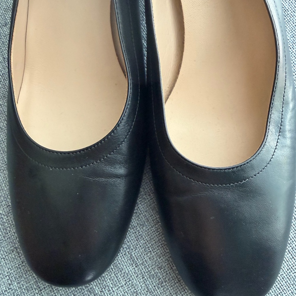 Everlane Day Block Heel Black Women's Shoes Size 10/9 - Picture 7 of 9